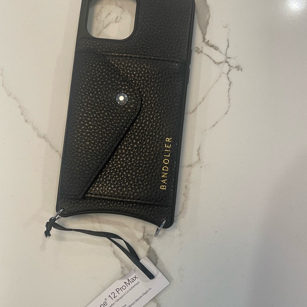 Bandolier iPhone 12max pro. Brand new. Case only. No strap. Silver hardware
